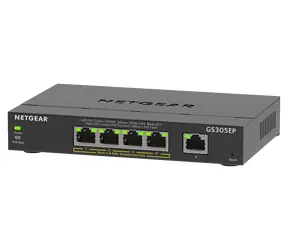 Netgear GS305EP / Przełącznik / 5x Gigabit / 4X PoE+ / SMART zarządzanie