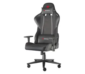 Genesis Nitro 550 G2 czarny / Fotel gamingowy / 160-195cm / Materiał, ekoskóra / 150kg