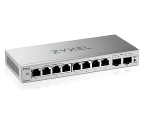 ZyXEL GS1200-10 v3 / Przełącznik / Komputer stacjonarny / 8x GLAN / 2x GbE SFP / Bez wentylatora