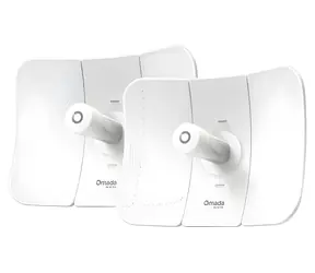 Kit TP-LINK Beam Bridge 5 UR / Most bezprzewodowy / 5 GHz / 867 Mb/s / zasięg 15 km / PoE