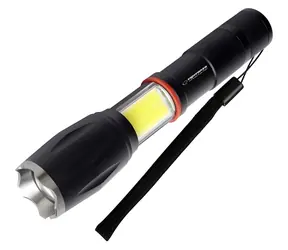 Esperanza Dione czarna / Latarka LED / 2500 lm / Zoom / 4 tryby oświetlenia / wodoodporna