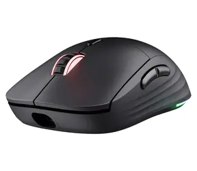 Trust GXT 927 REDEX+ czarna / Mysz gamingowa / laserowa / 25 600 DPI / 6 przycisków / przewodowa i bezprzewodowa