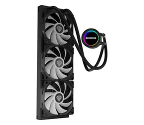 Genesis HYDRIA 360 ARGB czarny / Zestaw chłodzenia wodnego procesora / 3x 120 mm / maks. 1500 obr./min / 80 CFM