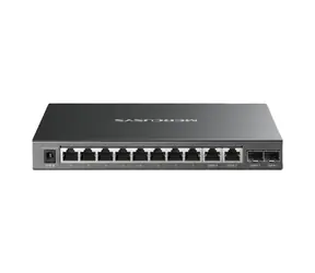 Mercusys MS112GMP / Przełącznik / 8x Gigabit PoE+ / 4X Uplink / komputer stacjonarny