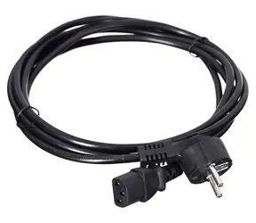 Savio CL-146 czarny / Kabel zasilający / Schuko - IEC C13 / 3 m