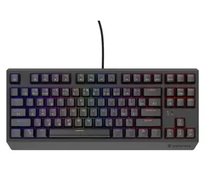 Genesis Thor 230 TKL RGB Outemu Red black / Klawiatura gamingowa / Mechaniczna / Układ CZ/SK / USB