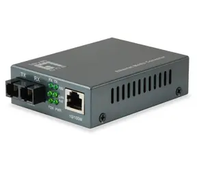 LevelOne FVT-1105 czarny / Konwerter mediów / RJ-45 na SC / Tryb pojedynczy / 1550 nm / 80 km