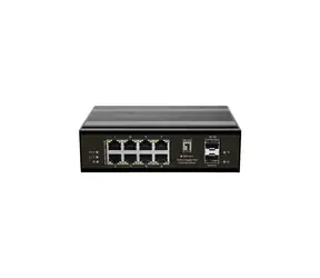 LevelOne IGP-1031 / Przełącznik / Przemysłowy / 8x GE PoE+ / 2x SFP / 240 W / DIN / Niezarządzany