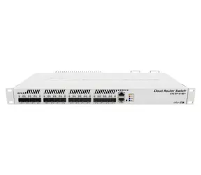 Mikrotik CRS317-1G-16S+RM / Przełącznik / 16x SFP+ 10GbE / 1x GLAN / RouterOS/SwitchOS L6 / Rack 19"