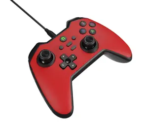 Genesis Manganese 300 czerwony / Gamepad / USB / Wibracja