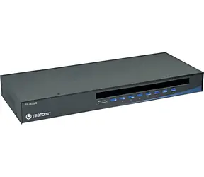 Przełącznik KVM Trendnet 8- Port USB/PS2 19" / przełącznik KVM / 8 portów / VGA / maks. 2048x1536 / 1U rack