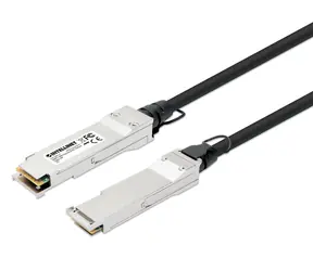Intellinet 508513 QSFP+ DAC Twinax / kabel krosowy / 40 Gigabit Ethernet / 2 m / rdzeń miedziany