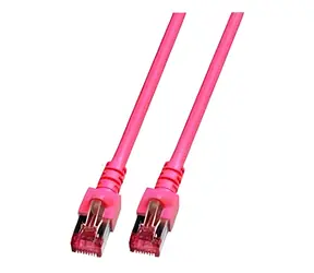 EFB Cat6 magenta 5 m / Kabel krosowy / SF/UTP / RJ-45 / LSZH
