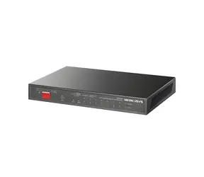 Mercusys MS110GMP / Przełącznik / 10x GLAN / 8x PoE+ / Bez wentylatora