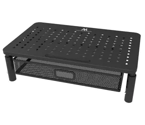 Maclean MC-947 czarny / Podstawka pod monitor i laptopa / 13-32" / nośność 20 kg / wysokość 11-15 cm