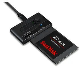 ICY BOX MB031U-1SMB czarny / Adapter / USB-C - 2,5" SATA / M.2 SATA SSD / USB 3.2 Gen 1