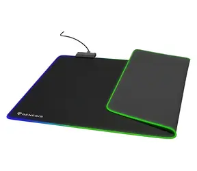 Genesis Boron 500 XXL RGB czarna / Podkładka pod mysz gamingową / 800 x 400 x 4 mm / Podświetlenie RGB / USB