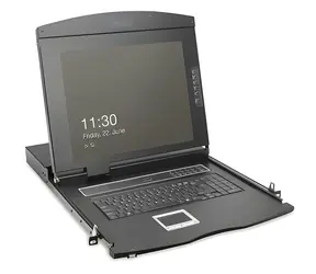 Konsola modułowa Digitus 19" HD / konsola KVM / 16x VGA / Full HD / klawiatura QWERTZ i touchpad
