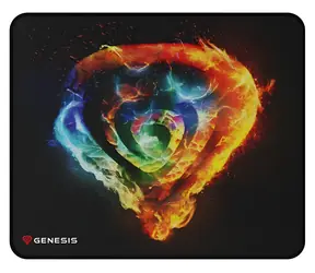 Podkładka pod mysz Genesis Carbon 500 M Fire G2 wielokolorowa / Podkładka gamingowa / 300 x 250 x 2,5 mm