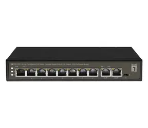LevelOne FGP-1031 / Przełącznik / 8x Fast Ethernet PoE+ / 2x Gigabit / 120 W / Niezarządzany