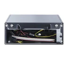 Inter-tech MW-02 II czarny / Obudowa / Mini-ITX / zasilacz zewnętrzny / czytnik kart SD / USB-C