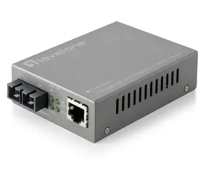 Konwerter mediów LevelOne WebSmart RJ45-SC / Konwerter mediów / RJ45 - SC (SM) / 20 km / 1310 nm