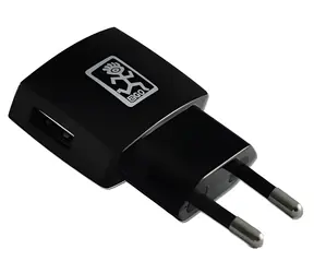 2GO czarny / Ładowarka sieciowa / 1x USB-A / 5 W / 5 V / 1 A