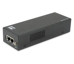 LevelOne POI-5003 czarny / Injektor PoE / IEEE 802.3 AF/at/bt / 90 W / Gigabit