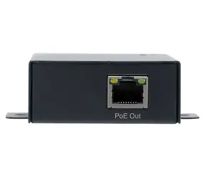 Wzmacniacz sygnału PoE LevelOne czarny / Wzmacniacz sygnału PoE / 1x RJ45 / rozszerzenie 100m / 802.3 AF/at