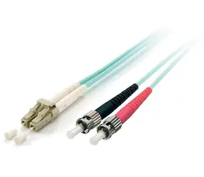 Equip kabel optyczny LC-ST OM3 2m / Kabel krosowy / Wielomodowy / Duplex / Osłona LSZH