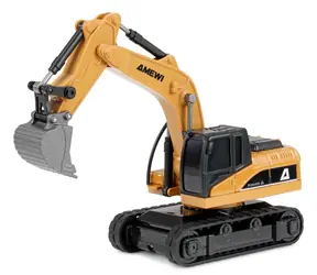 Koparka AMEWI RC metalowa 1:64 RTR / 8 kanałów / 2,4 GHz / od 6 lat