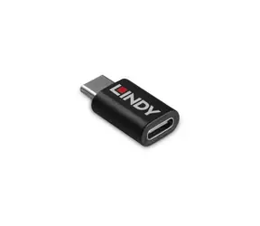 Lindy USB-C - USB-C czarny / bloker danych USB / 100 W / USB 3.2