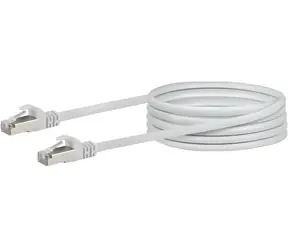 Schwaiger CAT6 biały / Kabel krosowy / S/FTP / RJ-45 / 2,5 m / 250 MHz / 1000 Mbit/s