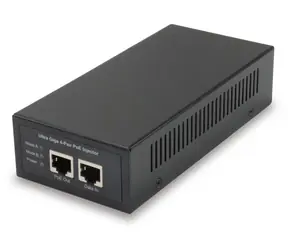 LevelOne POI-5005 czarny / Injektor PoE / 802.3 AF/at/bt / 60 W / 2,5 Gbit/s