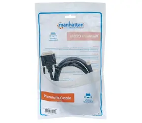 Manhattan czarny / Kabel Mini DisplayPort do DVI-D / 1,8 m / Dual-Link / 60 Hz