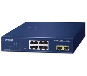 Planet GS-2210-8T2S / Przełącznik / 8x RJ-45 10/100/1000 / 2x SFP / Zarządzalny L2