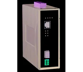 Konwerter mediów przemysłowych LevelOne RJ45/SFP / Konwerter mediów / Gigabit Ethernet / IP30 / Szyna DIN