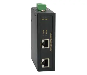 LevelOne IGP-0101 czarny / wtryskiwacz PoE / Gigabit / 802.3 AF/ at / 36 W / od -40 do 75 °C