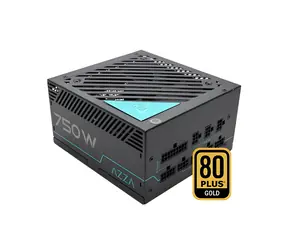 Azza PSAZ-750G czarny / Zasilacz / ATX / 750W / 80 PLUS Gold / 120mm ARGB