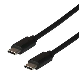 EFB USB-C - kabel USB-C 1 m czarny / Kabel / USB 2.0 / 480 Mbit/s / 3 A