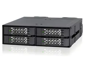 Icy Dock ToughArmor MB699VP-B V3 czarny / Płyta montażowa do 4X SSD 2,5" U.2/U.3 / PCIe 4.0 / OCuLink / Hot-Swap