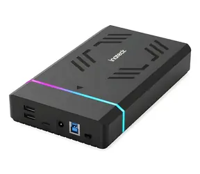 Inateck FE3003 czarny / Obudowa zewnętrzna / RGB / Dysk twardy/SSD SATA 2,5/3,5" / USB 3.0