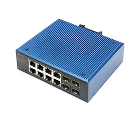 Digitus DN-651153 / Switch / 8x Gigabit PoE + 4X SFP / niezarządzany / IP40