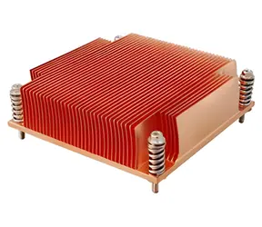 Inter-tech K-129 1U / Chłodzenie procesora / Pasywne / Miedziane / LGA 1150/1151/1155/1156/1200