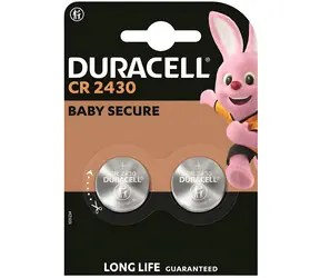 Duracell CR2430 / Bateria guzikowa / 3 V / Litowa / 2 szt.