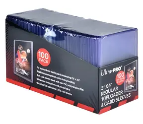 ULTRA PRO Toploader i etui na karty 8x10 cm / 100 szt. / transparentne / PP