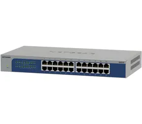 Netgear GS524-300EUS / Przełącznik / 24x Gigabit Ethernet / Niezarządzany / 48 Gbit/s