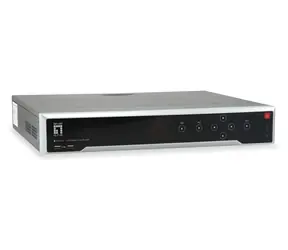 LevelOne NVR-1332 / Rejestrator / NVR / 32 kanały / do 12Mpix / 4X sloty HDD / 2x LAN / HDMI