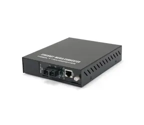 LevelOne GVM-1220 / Konwerter mediów / RJ-45 / SC / Jednomodowy / 1310 nm / do 20 km / Zarządzany