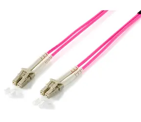 Equip kabel optyczny LC-LC OM4 3M fioletowy / Kabel krosowy / Wielomodowy / Duplex / Osłona LSZH